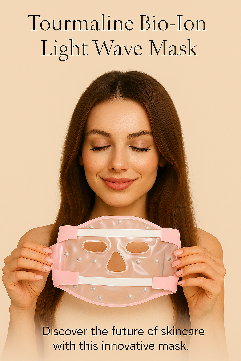 Tourmaline Bio-Ion Light Wave Mask,