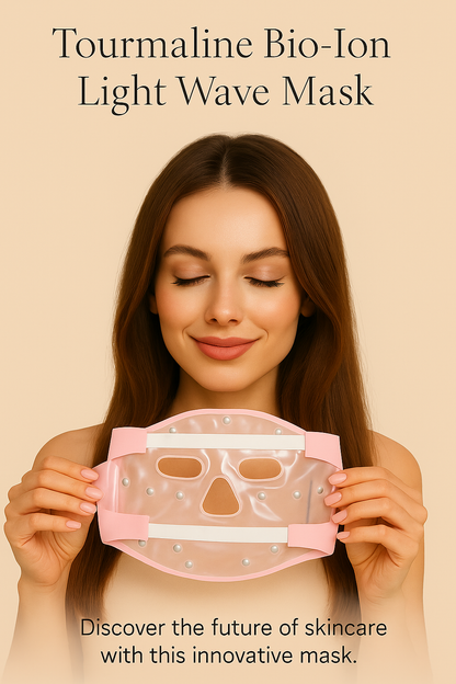 Tourmaline Bio-Ion Light Wave Mask,